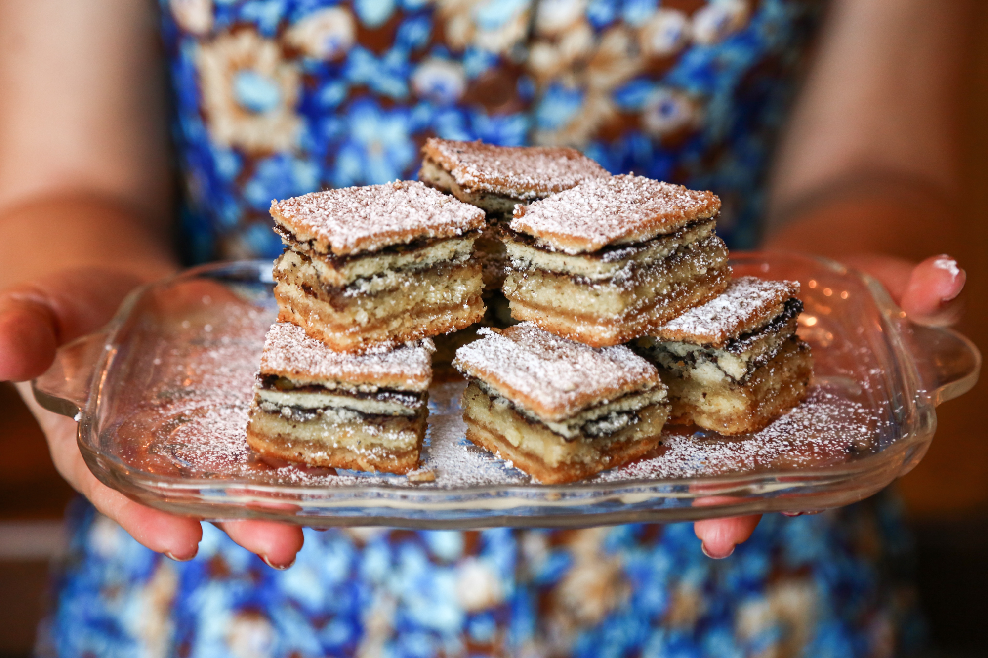 Idan Cohen's grandmother's famous German layer cake. Idan's mom always said that the Israeli climate did not agree with this cake, but she made it anyway. Idan Cohen's grandmother's famous German layer cake. Idan's mom always said that the Israeli climate did not agree with this cake, but she made it anyway.