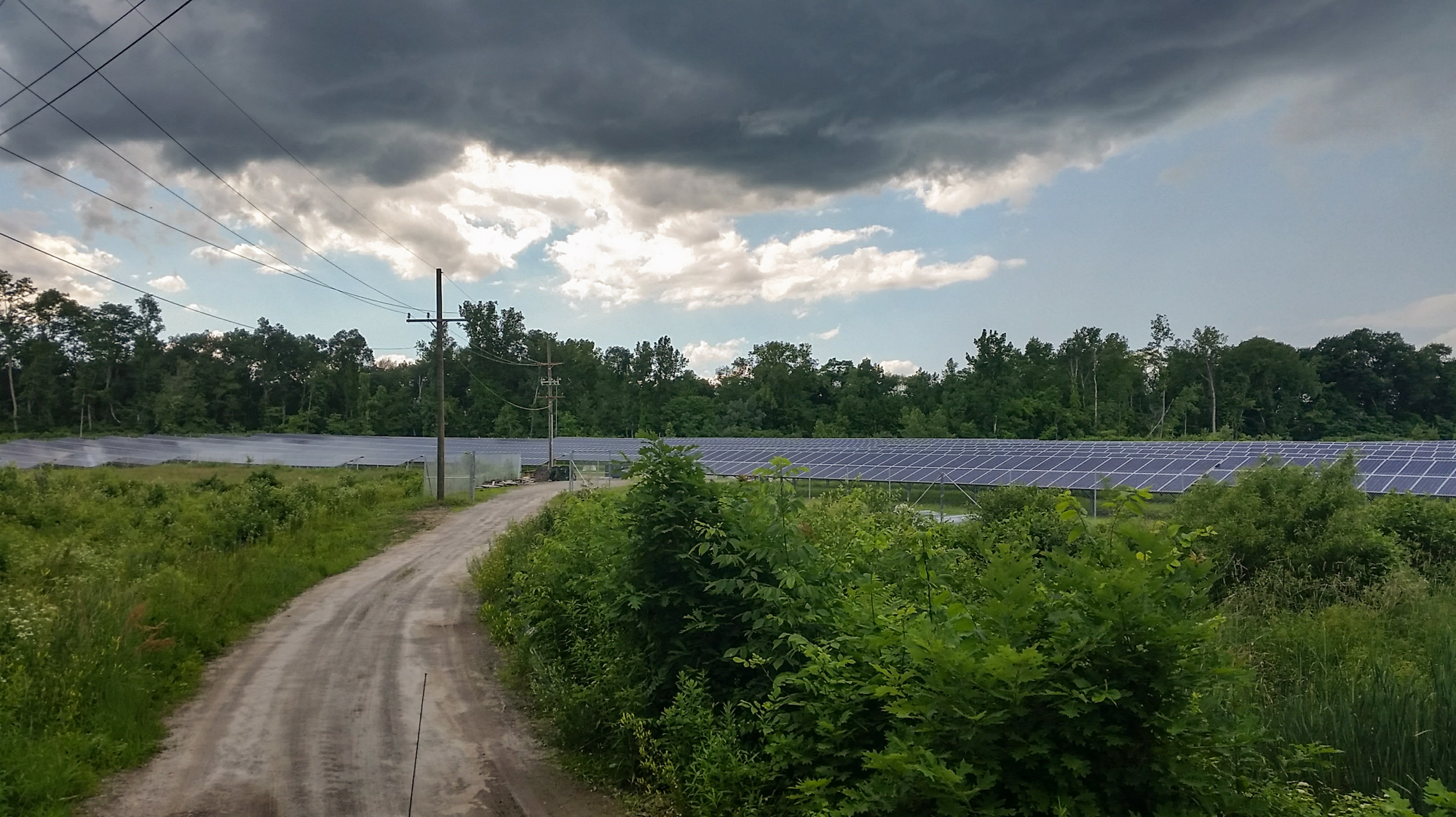 Farmer Kevin Sullivan put solar panels on a portion of his property in Suffield, Conn. Farmer Kevin Sullivan put solar panels on a portion of his property in Suffield, Conn.