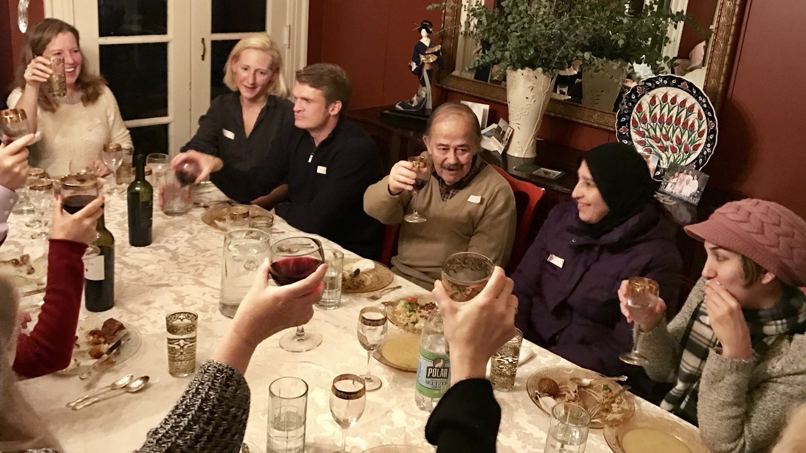 A night with the Syria Supper Club. (Photo Credit: Matt Katz/WNYC) A night with the Syria Supper Club. (Photo Credit: Matt Katz/WNYC)
